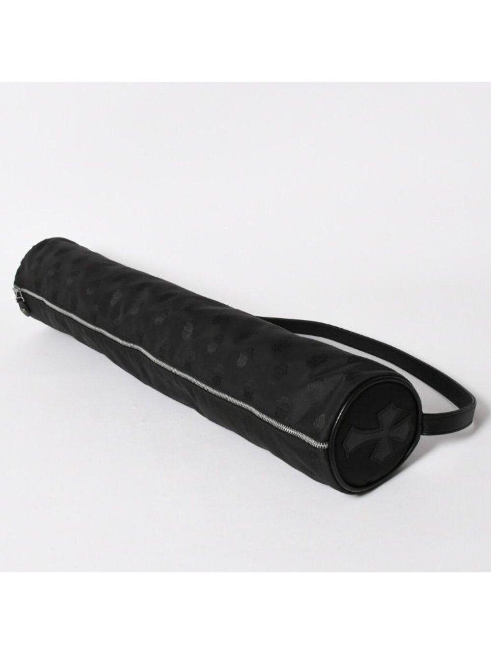 Chrome Hearts Chromehearts Yoga Mat Case Cross Patch Dagger Leather Nylon Black